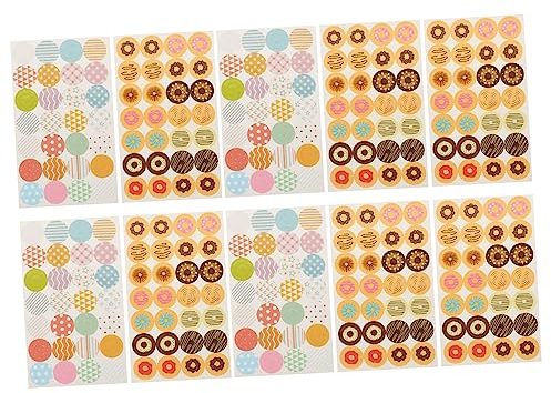 Operitacx 280 Stück Binder-Lochschutz Lochaufkleber Für Binder Papier Ring-Etiketten Locher-Aufkleber Klebeetiketten Lose Papiere Lochaufkleber Lose Blätter Papieraufkleber