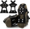 Steigeisen Eisklampen für Schuhe und Stiefel, Traktion Cleats EIS Schnee Griffe mit 10 Edelstahl Spikes, Winter Outdoor Anti-Rutsch Steigeisen für Walking, Angeln, Klettern und Wandern