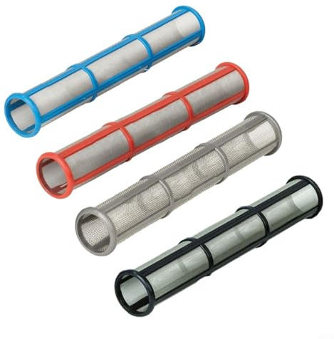 Airless Paint Sprayer Pump Long Distributor Filter 30 60 100 200 Mesh 31 mm Pump Distributor Filter Pack of 4