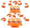 Silars Fuchs Cupcake Topper, 24 Stücke Tortendeko Füchse Deko Geburtstag, Foxes Tortenaufleger für Cupcake DIY Deko für Wald, Tiermotiv, Babyparty, Geburtstag, Party, Tischdekoration