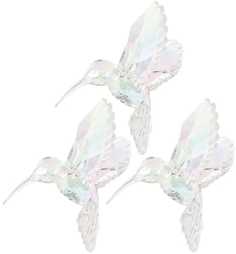 Operitacx -Ornament Aus Acryl 3Er Set Schillernder -Anhänger Zum Aufhängen 3.94 X 3.74 X 2.76 in Für Weihnachtsbaum Fenster Wand Garten Und Hausdeko