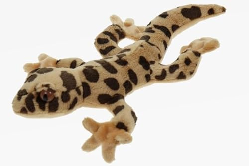 Teddys Rothenburg Kuscheltier Leopardgecko beige/braun 27 cm Plüschgecko Plüschtier