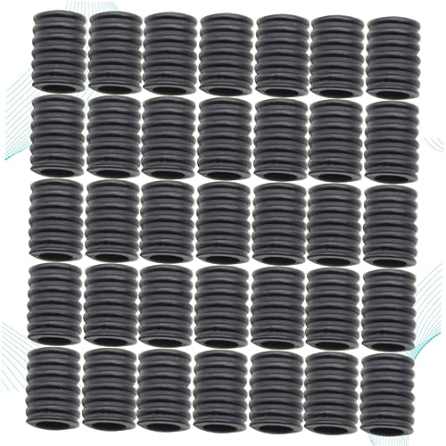 FOMIYES 250 Stück Maskenschnallen Verstellbare Silikon Anti Rutsch Gehörschutz Maskenseil Regler Schwarz Für Outdoor Laufen Radfahren Wandern