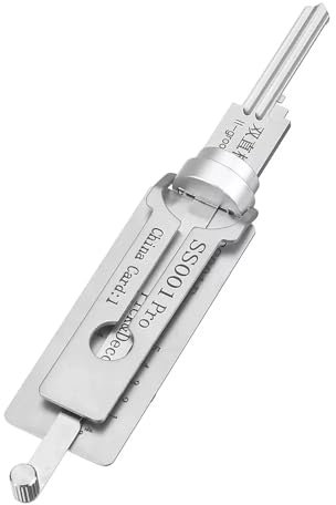 Outil de Crochetage et Décodeur de Serrure à Double Rainure - Outils Professionnels de Serrurier, Ouvre-Serrure Rapide (SS001)