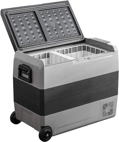 HyyKjEU Mini Frigorifero 36L 50L 60L Frigorifero for Auto Portatile Frigorifero da Campeggio Esterno Frigorifero for Uso Domestico Frigorifero a Raffreddamento rapido (Size : 50l)