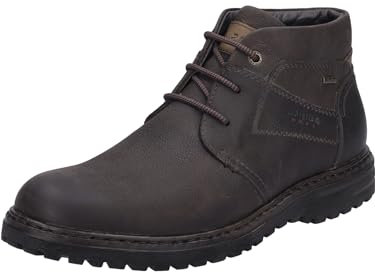 Josef Seibel Herren Schnürstiefeletten Erroll 52,Weite G (Normal),Wechselfußbett,wasserdicht,schnürboots,Stiefel,Bootee,Moro,46 EU