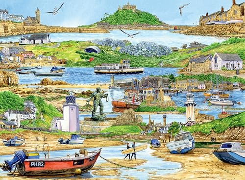 Ravensburger Escape to Cornwall 500 Piece Jigsaw Puzzle for Adults and Kids Age 10 Years Up