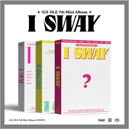 [WITHMUU POB Exclusive] GI-DLE (G) I-DLE GIDLE I SWAY 7th Mini Album+Tracking (Standard SET(Wind+Wave+Beat))
