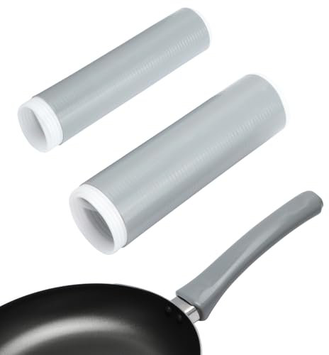 Hience Silicone Pan Handle Holder Cover, Potholder Heat Resistant Pan Handle Sleeve for All Cast Iron Skillets & Metal Frying Pans