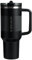 Stanley Quencher ProTour Flip Straw Tumbler with Leakproof Lid 40 oz | Built-In Straw & Handle | Cupholder Compatible for Travel | Insulated Stainless Steel Cup | BPA-Free | Black Fade