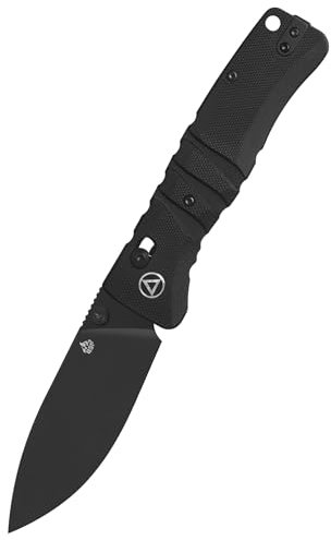 QSP Knife Ripley Einhandmesser aus 14C28N Stahl in schwarz