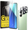 Coiwxmoi 2 Piezas Protector Pantalla para Xiaomi Redmi Note 13 4G(NO 5G)+ 2 Cristal Templado + 2 Protector Camara, Dureza 9H, HD Clara,Anti Arañazos, Sin Burbujas,Ultra Resistente,para Note 13 4G