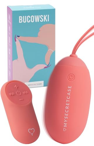 MySecretCase Ovetto Vibrante Donna Telecomando - Vibratoreper Donna Professionale Comando a Distanza, Vibratore Sextoys Wireless, Sextoy Sessuali, Vibratoriper Coppie Buc0wski (Ovolollo)