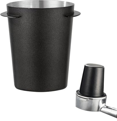 Dosierbecher 54mm, Espresso Dosierbecher Siebträger Zubehör, Schwarz