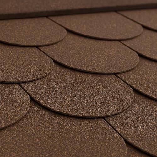 Tejas bituminosas Beaver B-Brown de Color marrón - la techumbre bituminosa