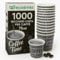 ecodrinks - 1000 Bicchieri Caffe Carta Da 75ml - Set Bicchierini Monouso per Bevande Calde/Fredde - Biodegradabili, Eco-friendly e Made in Italy, Bianco