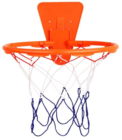 Panier de Basket-Ball, Pneu Mural, 34 cm avec Filet Portables, équipement de Basket-Ball pour l'intérieur et l'extérieur