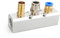 Divisor de Aluminio con Rosca PT de 1/2, Puerto de 2, 3, 4, 5, 6, 7, 8, 9 y 10 vías, Conector de colector de Aire neumático de 1/4, 1 Unidad(3 Way 5 Port)