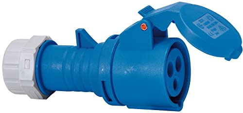 Brennenstuhl CEE-Kupplung 230V/16A (für die Verwendung im Außenbereich IP44, schraublose Anschlusstechnik, 3-polig)
