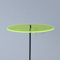 fluoreszierende Scheibe am Stab Gartenstecker Leuchtscheibe, Acryl, grün Ø 15 cm