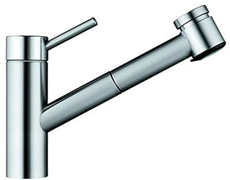 KWC Hebelmischer, Auszugbrause Inox, edelstahl A 235, 10.271.033.700FL