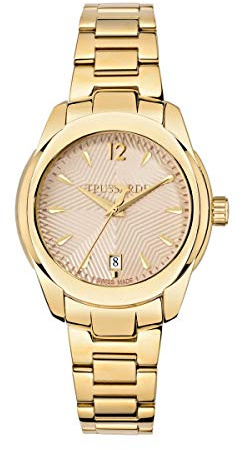 Trussardi Orologio Analogico Al Quarzo da Donna con Cinturino in Acciaio Inossidabile R2453100506