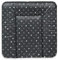 Ceba Baby® Wickelauflage - weiche Wickelunterlage - Baby Wickeltischauflage - 75x72 cm - Abwaschbar - OEKO-TEX® Standard 100 - Made in EU - Dunkelgrau Sterne - 75 x 72 cm