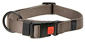 Karlie Art Sportiv Plus Halsband verstellbar neue universal Farben Mix and Match L: 40 - 55 cm B: 20 mm M grau