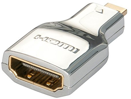 LINDY Cromo 41510 - Adaptador HDMI (hembra) a HDMI Micro (macho)