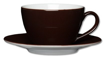 1x Milchkaffee-Tasse - Inhalt 0,32 ltr - Kaffeeservie, Kaffeebecher