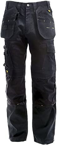 DEWALT Pro Tradesman Black Trousers 40W 33L