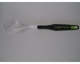 1a TUPPER D165 GRIFFBEREIT Tellerbesen - Schneebesen --- schwarz-grün