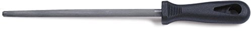 Sanelli Skin Acciaino affila coltelli, Acciaio Inossidabile, Nero, 9 mm
