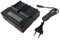 vhbw Chargeur de Batterie Double Compatible avec Canon Legria HF20, HF200, HF21, HF41, HF46, HF G10, HF G25, HF-G25 caméra, DSLR, Action-cam