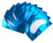 50 Paar Augenpads für Wimpernverlängerung Fusselfrei Augen Gel Patch Hydrogel Augenpads Profi Lint Free Eye Gel Patch for Eyelash Extensions Augenwimper (Blau)
