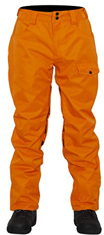 Claw Hammer Adults Snow Ski Pants Salopettes Trousers (XL, Endurance 8K / 8K (Cyber Orange))