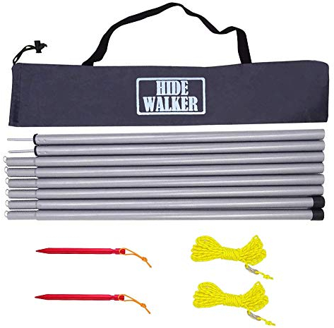 2 X 2M Mastil para Toldo Vela Varillas Tienda Campaña Telescópico Ajustable 50-200Cm Postes para Toldos Vela para Camping Caravana Techo Vivac Toldos Playa