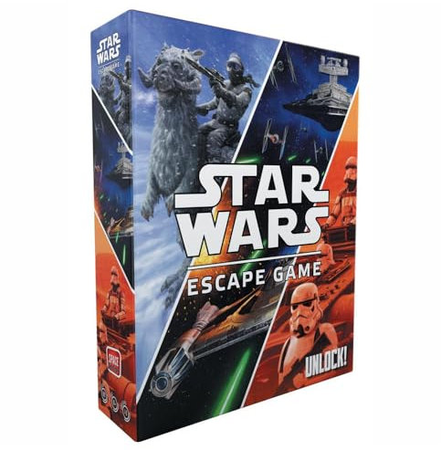 Asmodee | Unlock! Star Wars The Escape Game | Board Game | Ages 10+ | 1-6 Players | 60 Minute Playing Time
