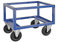 Paletten-Fahrgestell Palettenwagen, hoch, LxBxH 800 x 600 x 650 mm, Tragkraft: 800 kg, blau