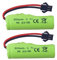 ZYGY 2PCS 3.7V 500mah lithium battery for DE35 DE38 DE40 DE50 TB202 TB201 TM201 TM202 TC141 DE44 DE55 TS201 TD202 TD161 Double-sided Roll Stunt RC Car Spare Battery
