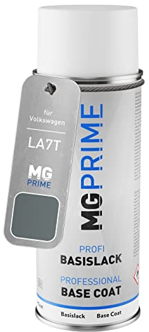 MG PRIME Bombe aérosol pour Volkswagen LA7T / A7T / X6 United Grey Metallic | pour Volkswagen VW, Cinza Unted, Peinture voiture, Peinture de base, bombe aérosol 400ml