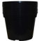 Muddy Hands Pack of 10 Black Plastic Plant Pots Outdoor Garden Round Nursery Herb Flower Planters (3 Litre)