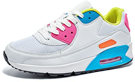 Scarpe da Ginnastica Donna Sportive Scarpe da Corsa Uomo Sneakers Scarpe Tennis Fitness Basse Running Scarpe da Allenamento Leggero Rosa EU37