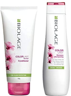 Matrix Biolage ColorLast Sulphate Free Conditioner 196gm & Shampoo 200ml Duo Set for Colour Treated Hair, Colour Protect Hair Products with Orchid Extract, Pack of 2