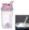 DDSHUN Protein Shaker Bottle 500ml with Mixing Ball, BPA- and DEHP- free, Leakproof Flip On Lid, Odourless, Temperature Safe, Dishwasher Safe Sports Supplements Shakes for Men and Women (Pink)