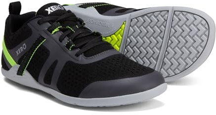 Xero Shoes Herren Prio Neo Freizeitsneaker — Sportlich, Leicht, Leistungsfähige Crosstrainer-Schuhe für Herren — Asphalt/Schwarz, Größe 43,5 EU