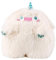 Macocheezee Furry Monster Kuscheltiere Plüschtier, 15,7 Kunstpelzkissen Wurfplüschkissenpuppe, weiches, weißes, Flauschiges Kuschelkissen für Freunde plush2 Family (White MoMo)