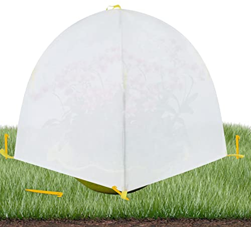 Rianpesn Pflanzenschutzmittel vor Frost - Pflanzenzelte im Freien für den Winter Obstabdeckung - Pflanzendecken zum Schutz von Sämlingen, Setzlingen, Obstbäumen, Topfpflanzen und Sträuchern