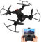 Droni con Fotocamera per Adulti, Quadricottero RC Pieghevole con Doppia Fotocamera HD 4K per per Principianti, Supporto per Mini Drone con Zoom 50 X, Capovolgimento 3D,