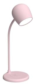 KREAFUNK Ellie 3-in-1: Lampe, Bluetooth Lautsprecher und kabelloses Ladegerät, Dusty Rose